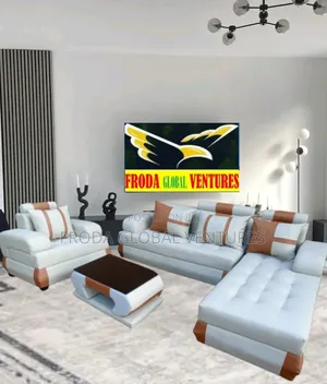 Quality Couch: L-Shape Sofa,Single Chair and Table. Jpcrll21