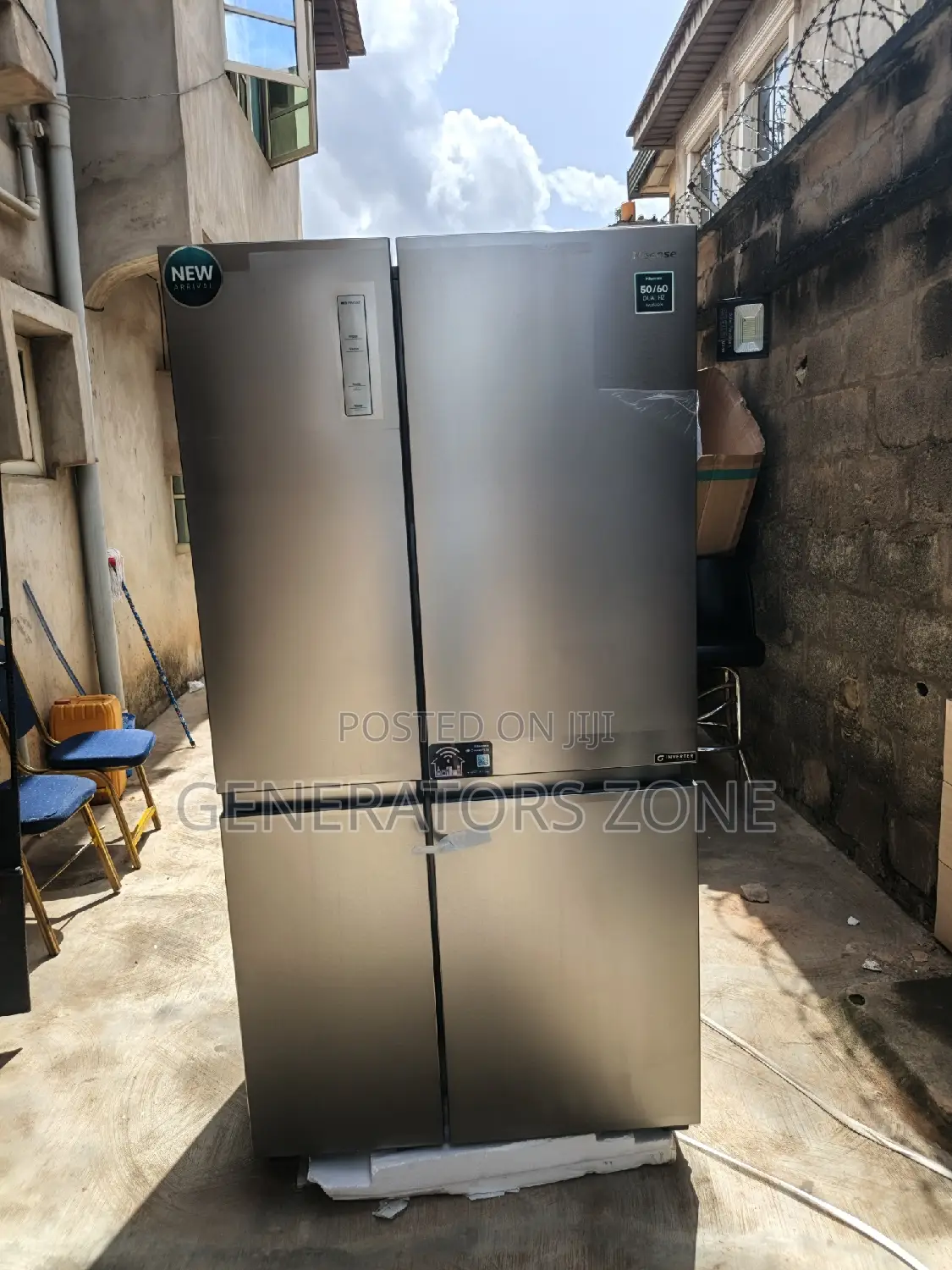 Stainless Steel Hisense 87ws 634l Refrigerator