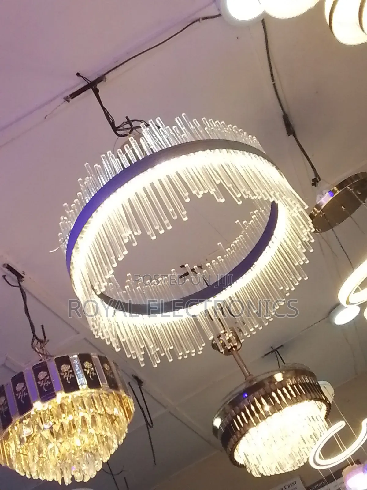Moder Tiered Crystal Led Chandelier