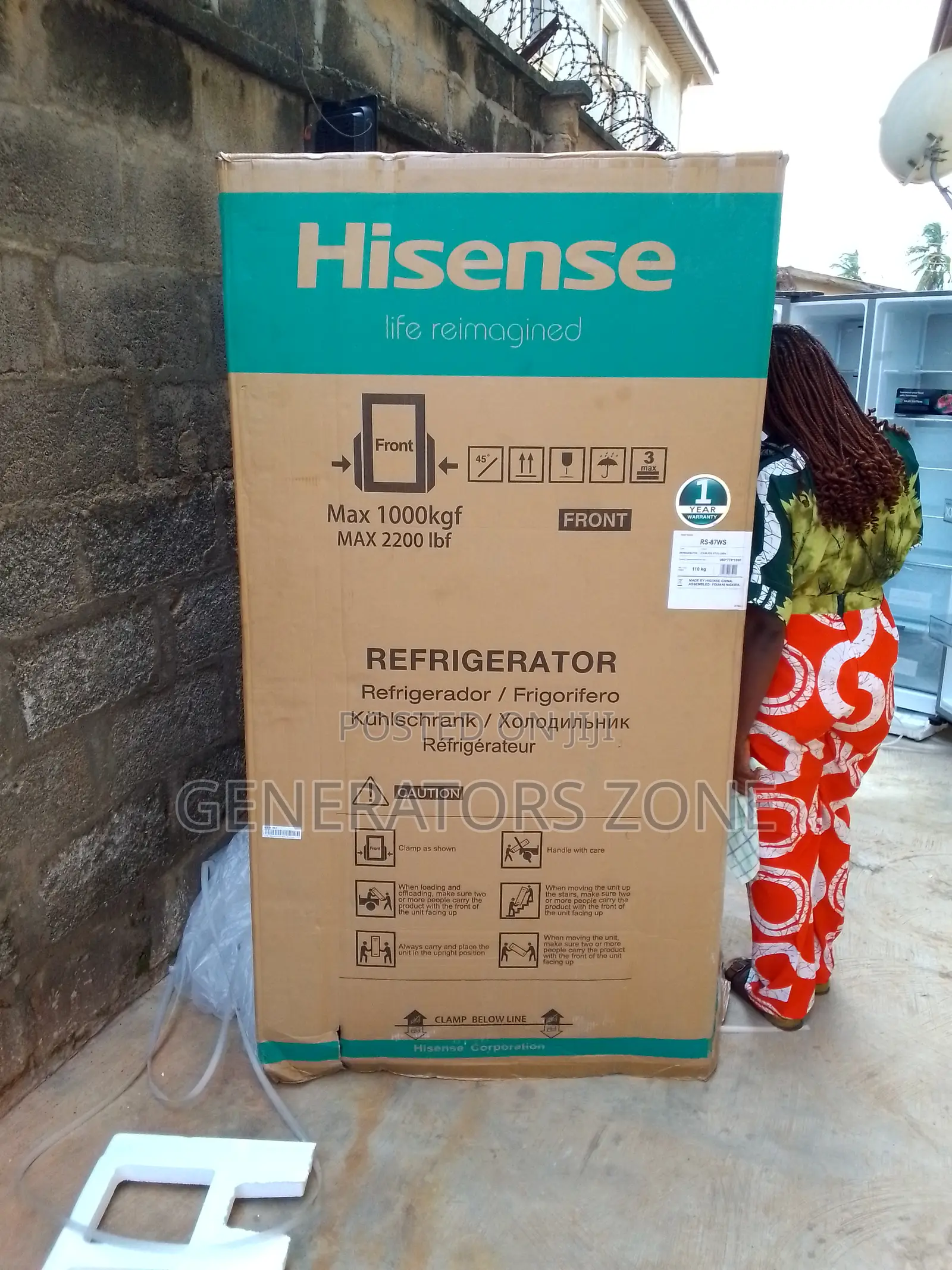 Cooler. Bigger. Better.--Hisense 634l Side by Side