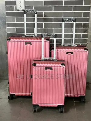 Set of 3 Luggage Box Peach Colour