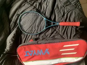Lawn Tennis Racket With a Double Racket Bag