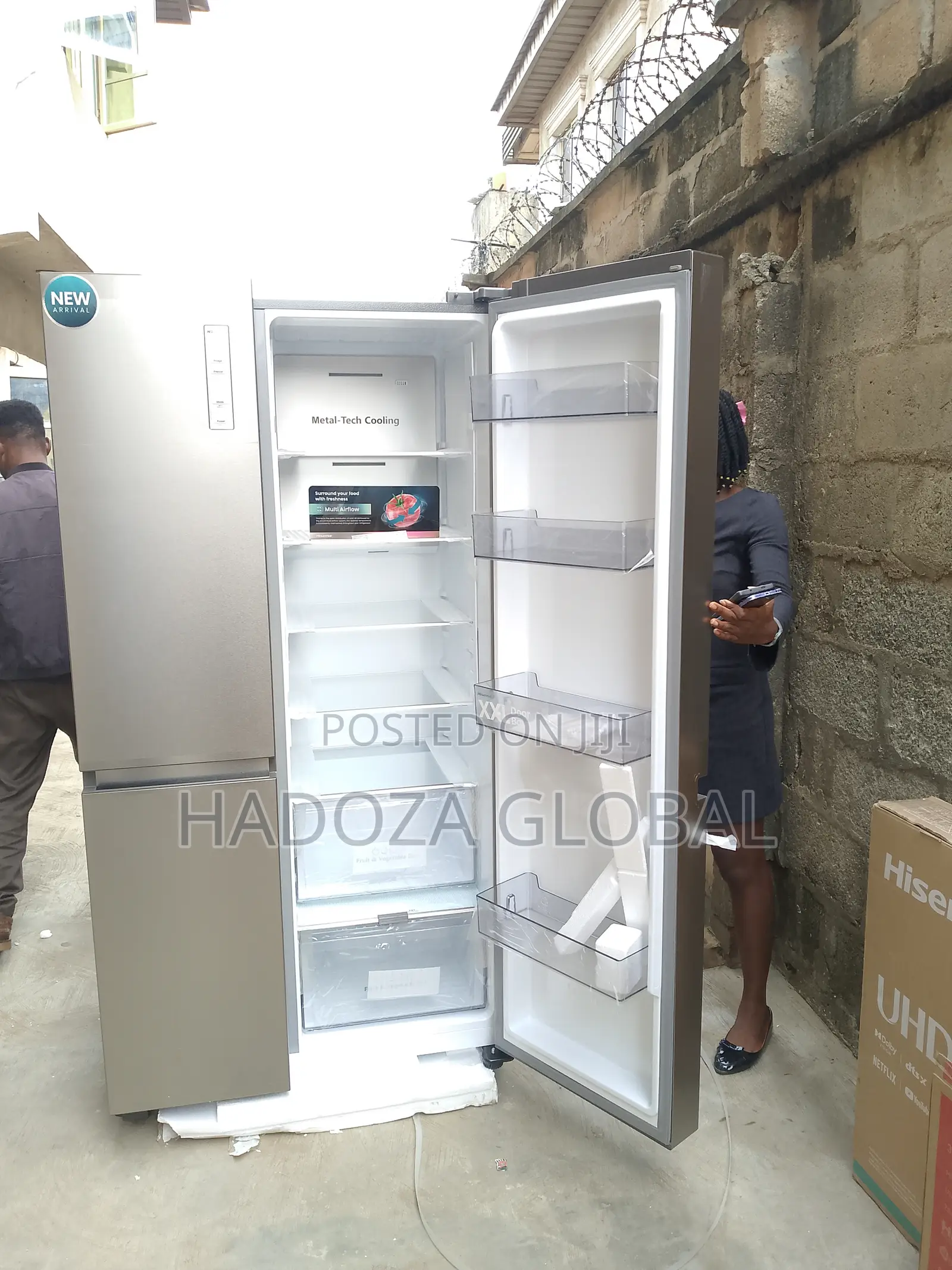 634 L Dual Door Refrigerator - Hisense Rs-87ws