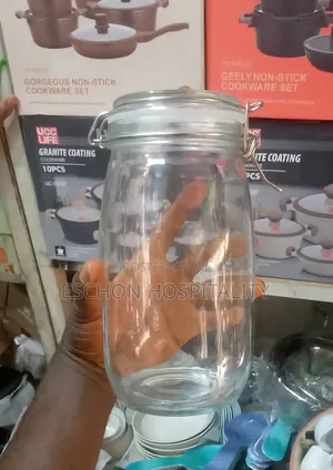 Large Glass Storage Canister Mason Jar