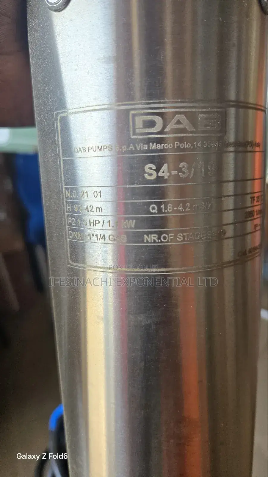 1.5hp Original Dad Submersible Pump
