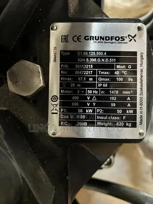 56kw Grundfos Sewage Submersible