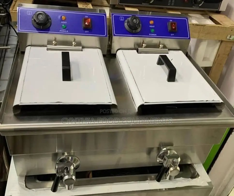 Electric Industrial Deep Fryer 10l X 10l With Tap