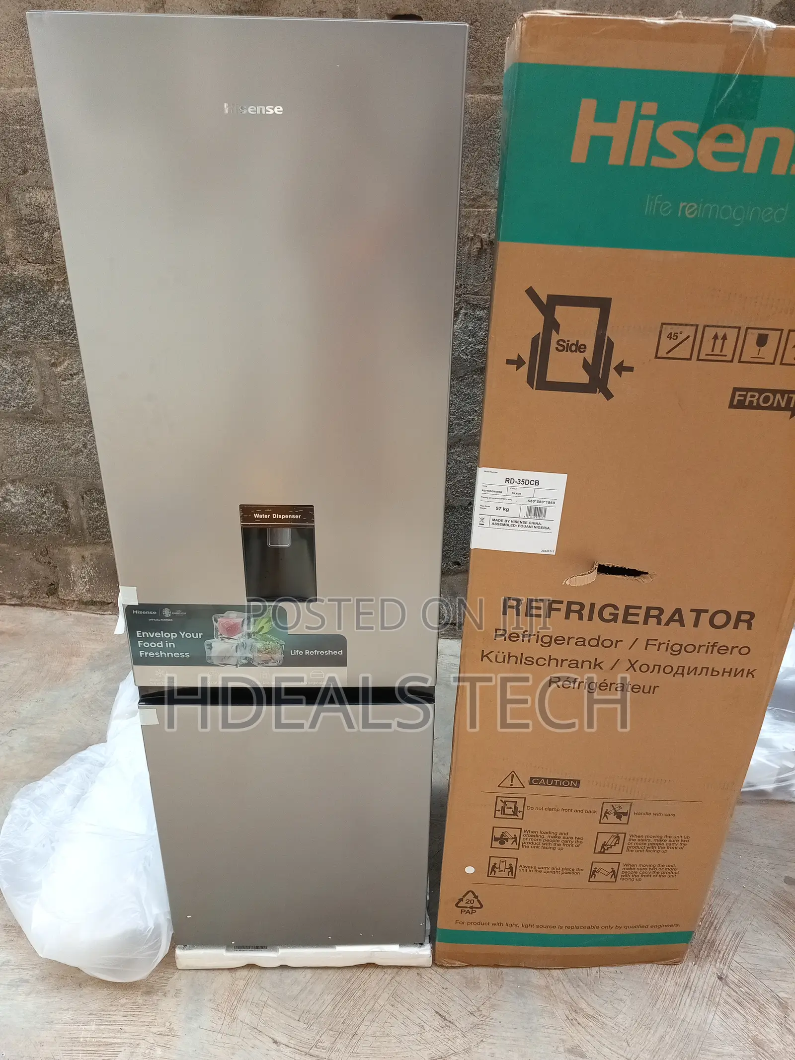 Energy Efficient Hisense 264l Fridge - Rd-35dcb