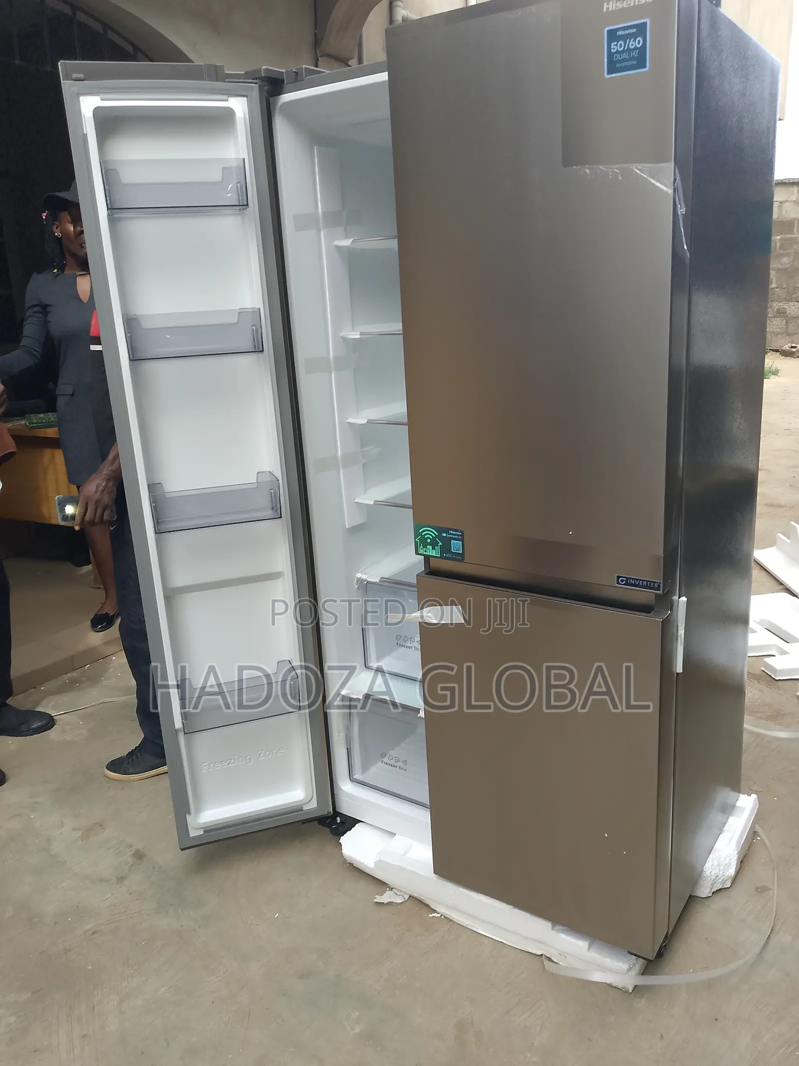 Twin Compartment Hisense Side-by-side Refrigerator