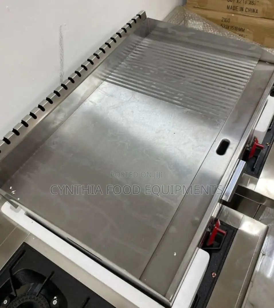 Table Top Gas Griddle Rough and Smooth