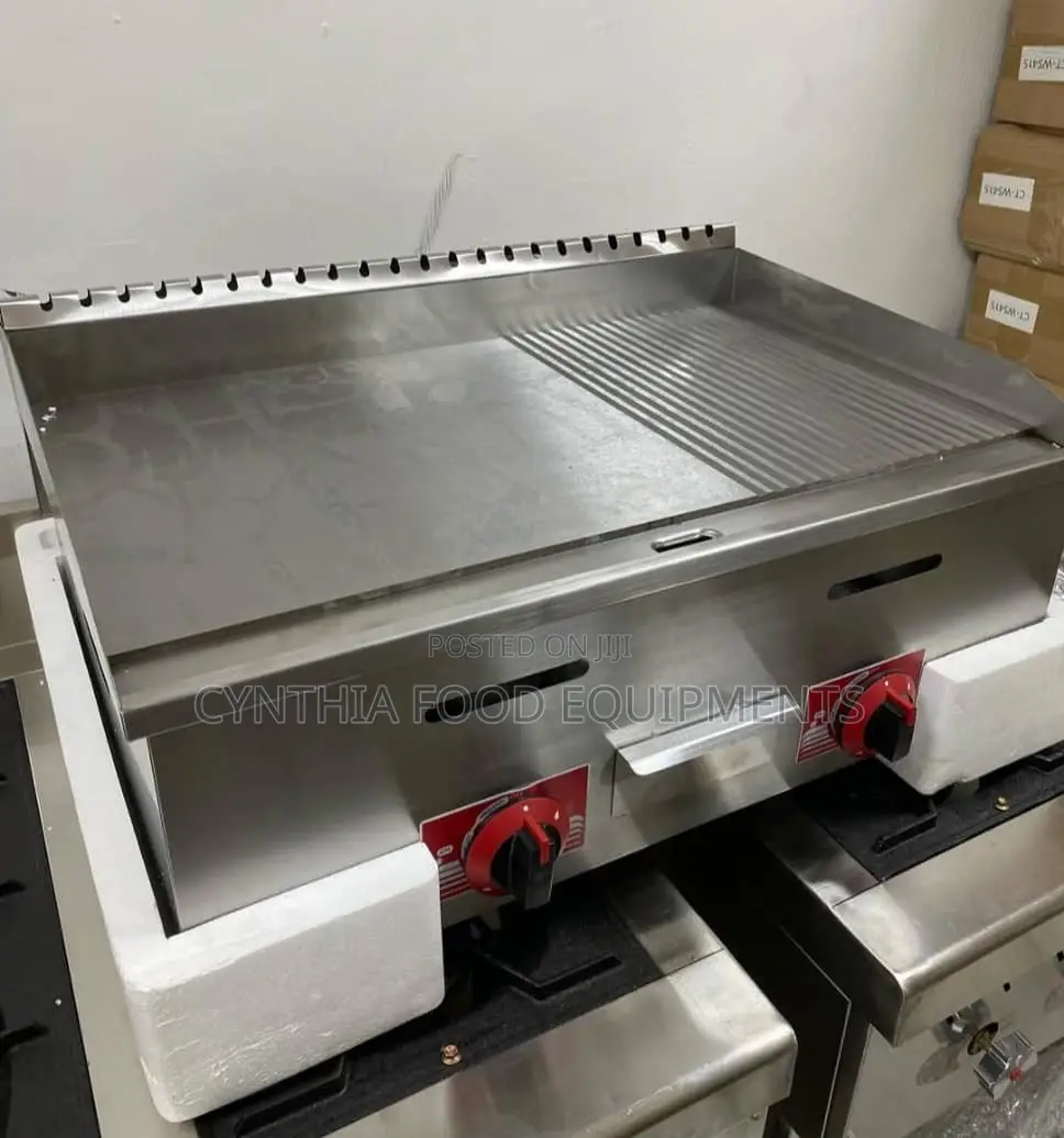 Table Top Gas Griddle Rough and Smooth
