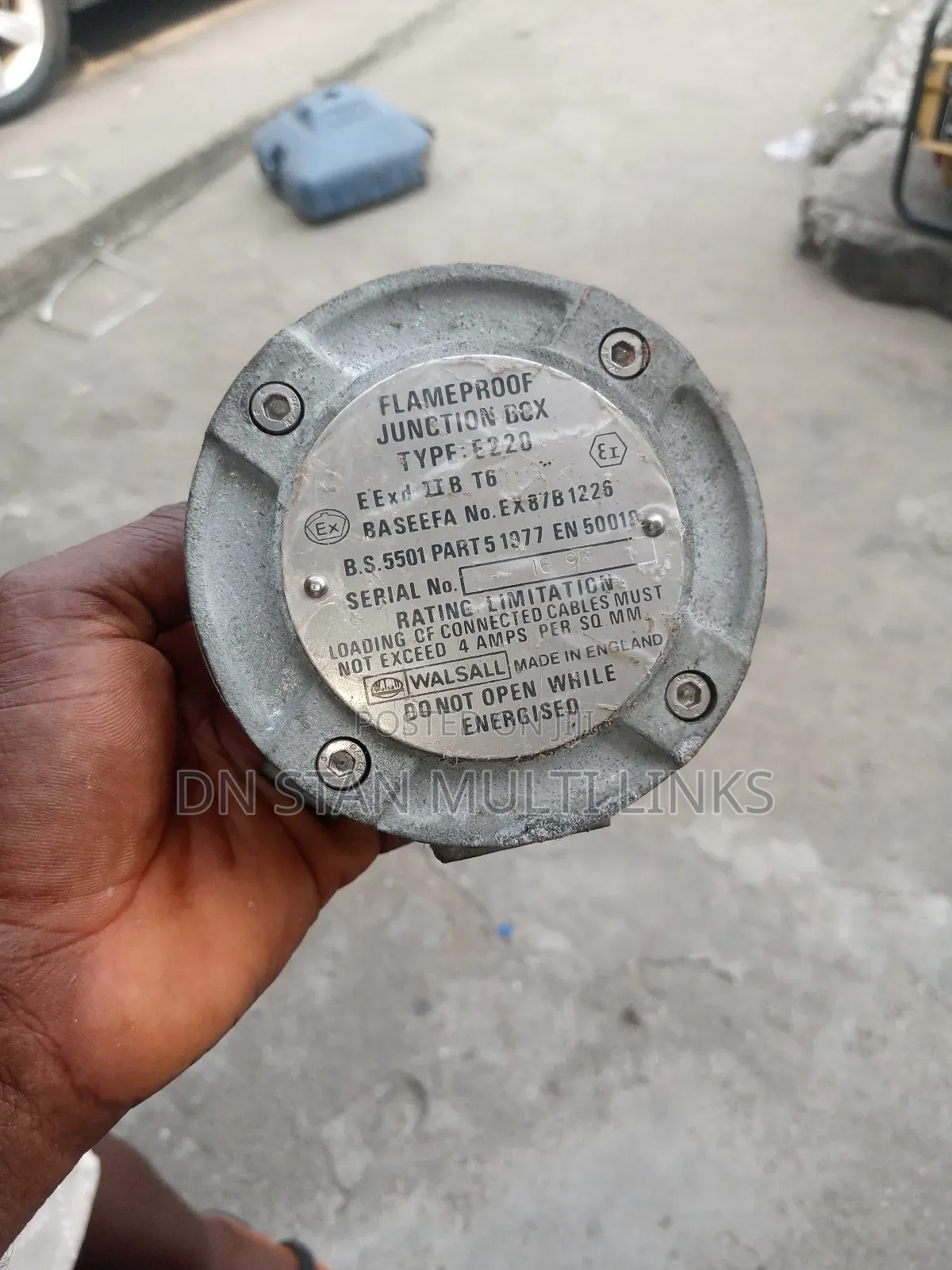 4x4 Round Explosion Proof Box