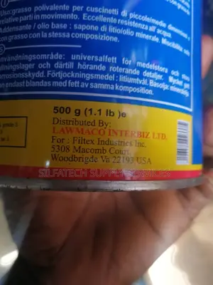 Original Filtex Bearing Grease; Size (Mp3*500gram)