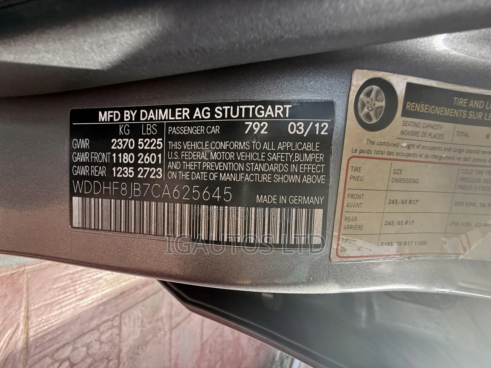 Mercedes-Benz E350 2012 Gray