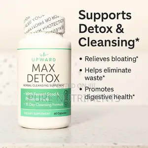 Upward Max Detox Herbal Cleansing Supplement With Probiotics 30 Caps