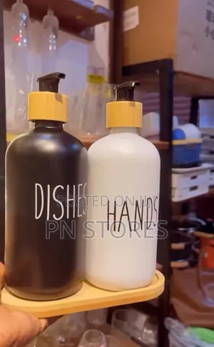 500ml White/Black Hand Soap Dish Soap Dispenser