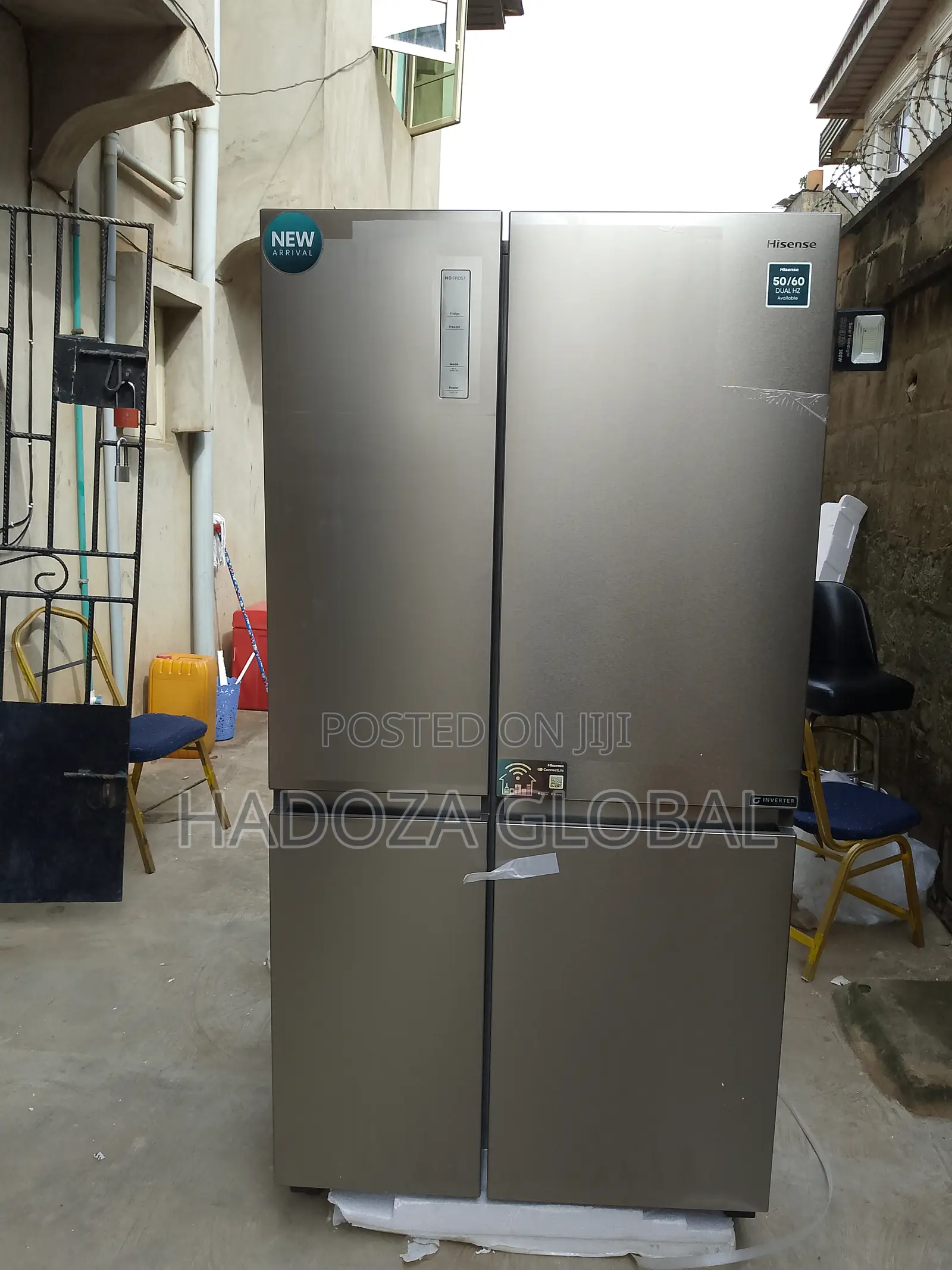 Double Door Hisense Refrigerator - 634 L Side-by-side Doors