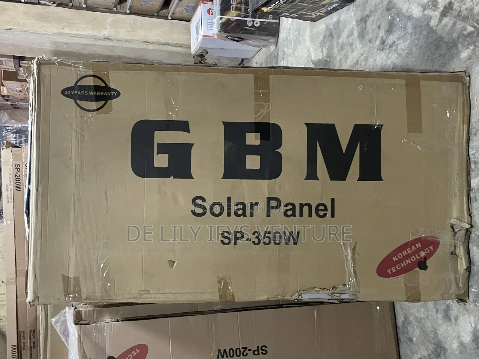 350 W GBM Solar Panel