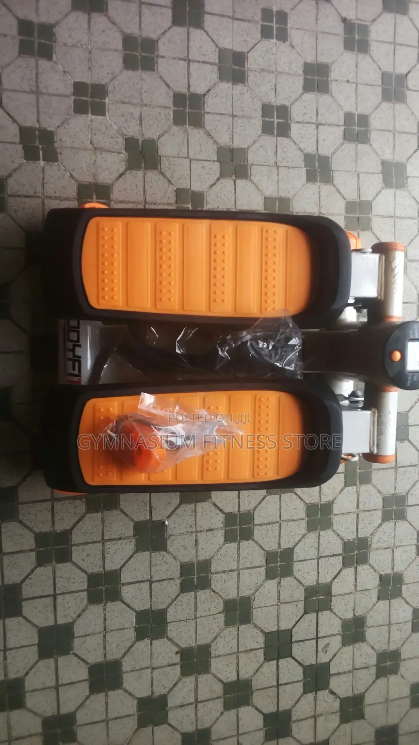 Mini Stepper With Rope Orange and Black