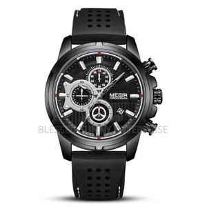 Megir Rubber Strap Wrist Watch