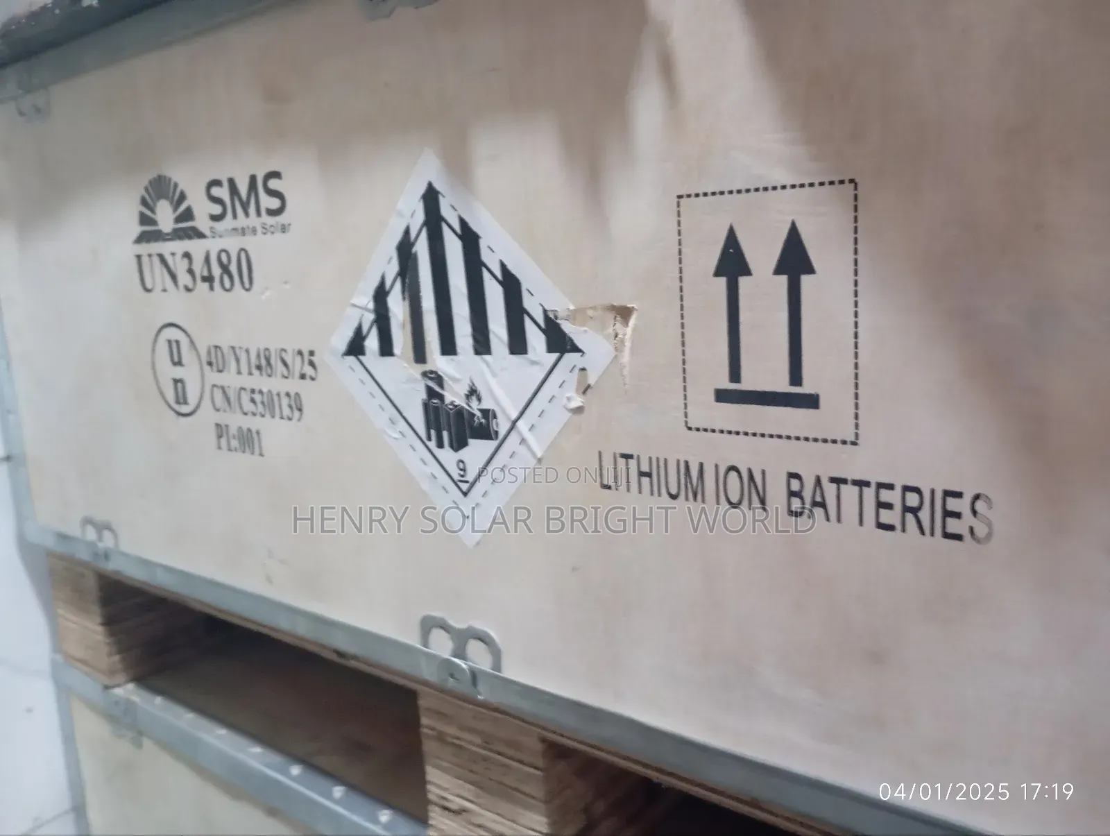 Sms 15kwh 51.2v Lithium Battery