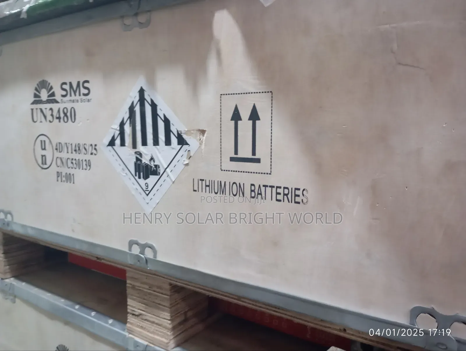 Sms 15kwh 51.2v Lithium Battery
