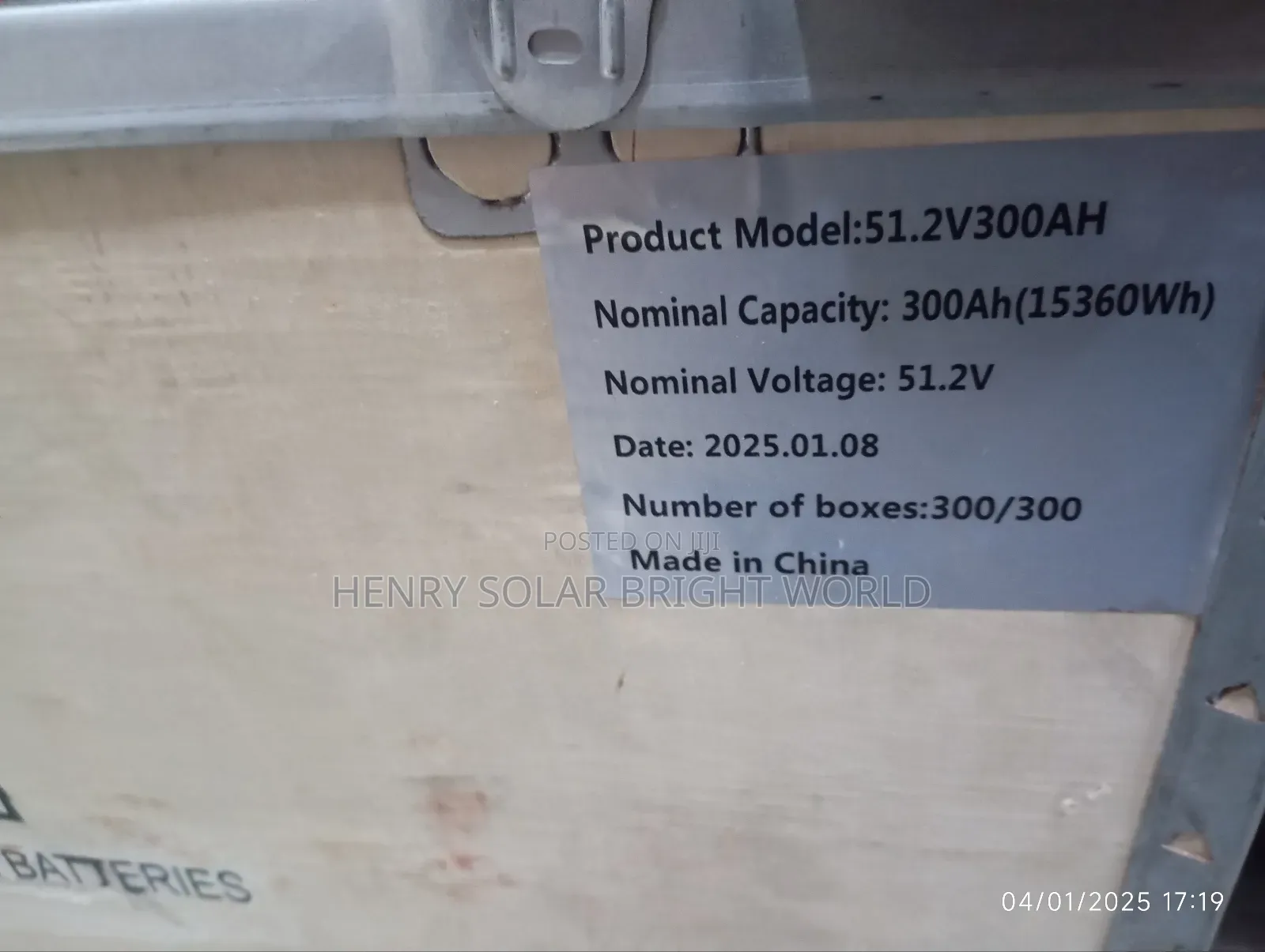 Sms 15kwh 51.2v Lithium Battery