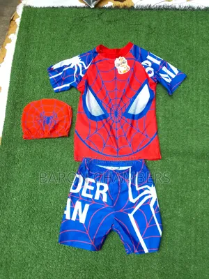 Kids Spiderman Swim Wear