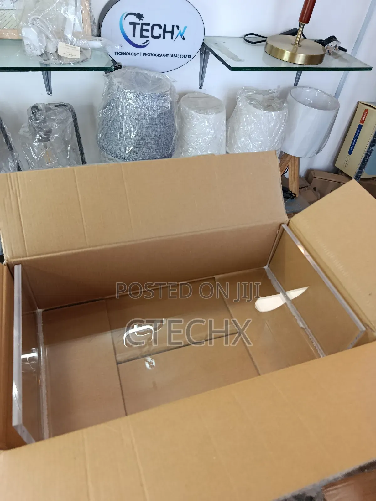 Acrylic Monitor Stand Riser / Laptop Stand for Desk Clear
