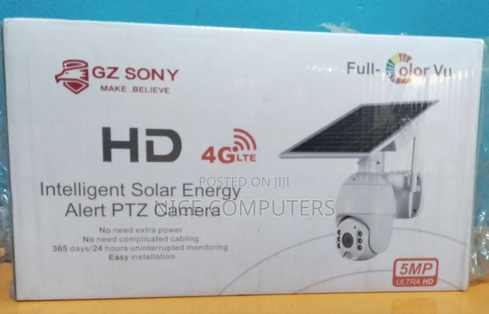 Ubox PTZ 4g Solar Camera