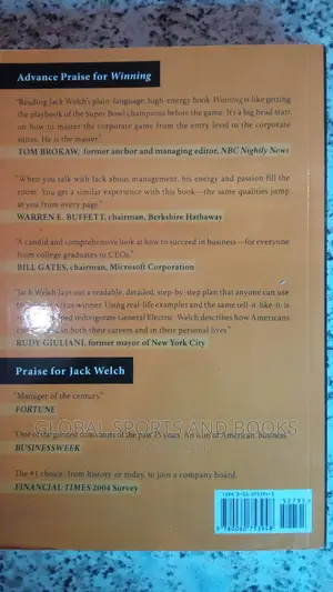 Winning By Jack Welch