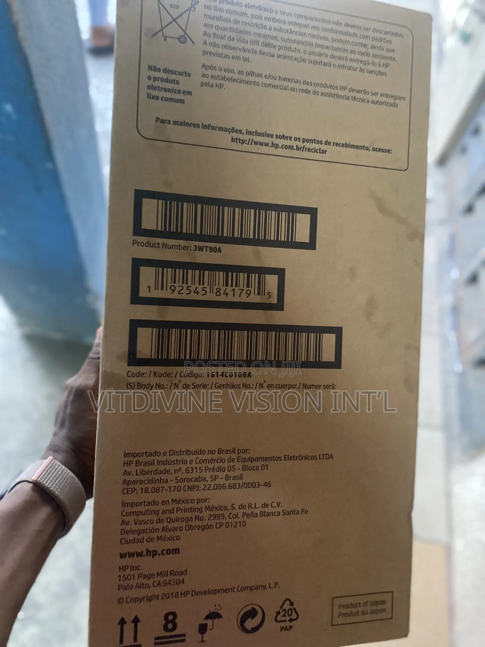 Hp 3wt90a Toner Collection Unit M751, M776, M856 Printer
