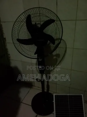 16 Inches Rechargeable Fan With Solar Panel