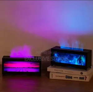 Flame Aromatherapy Machine Fireplace Diffuser