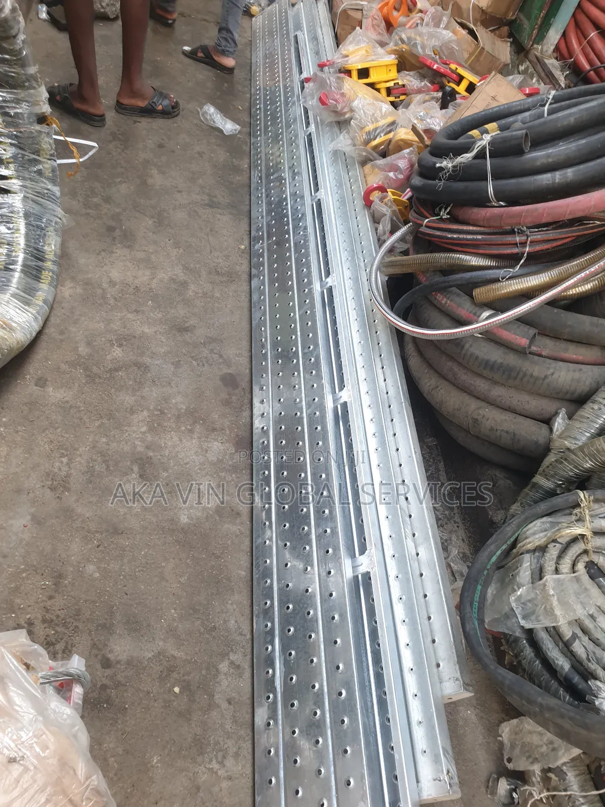 2.5m Steel Scaffold Plank (Galvanized)