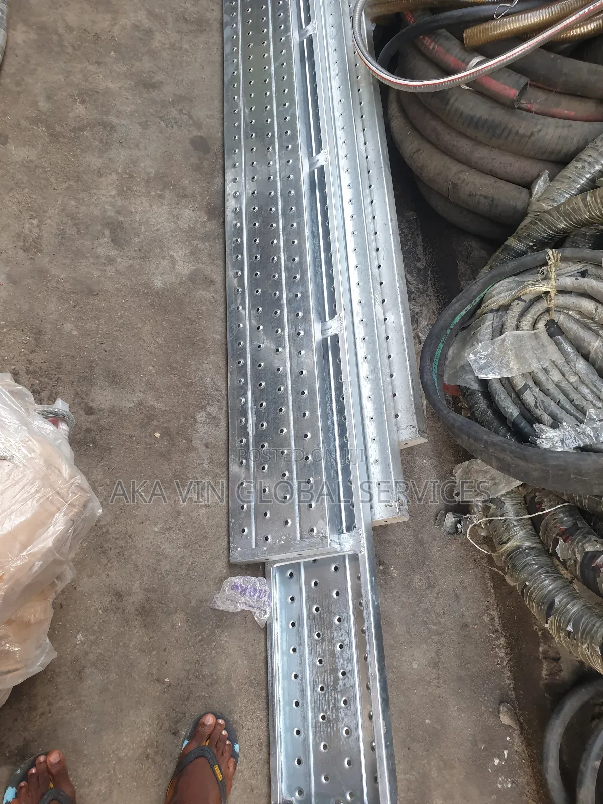 2.5m Steel Scaffold Plank (Galvanized)