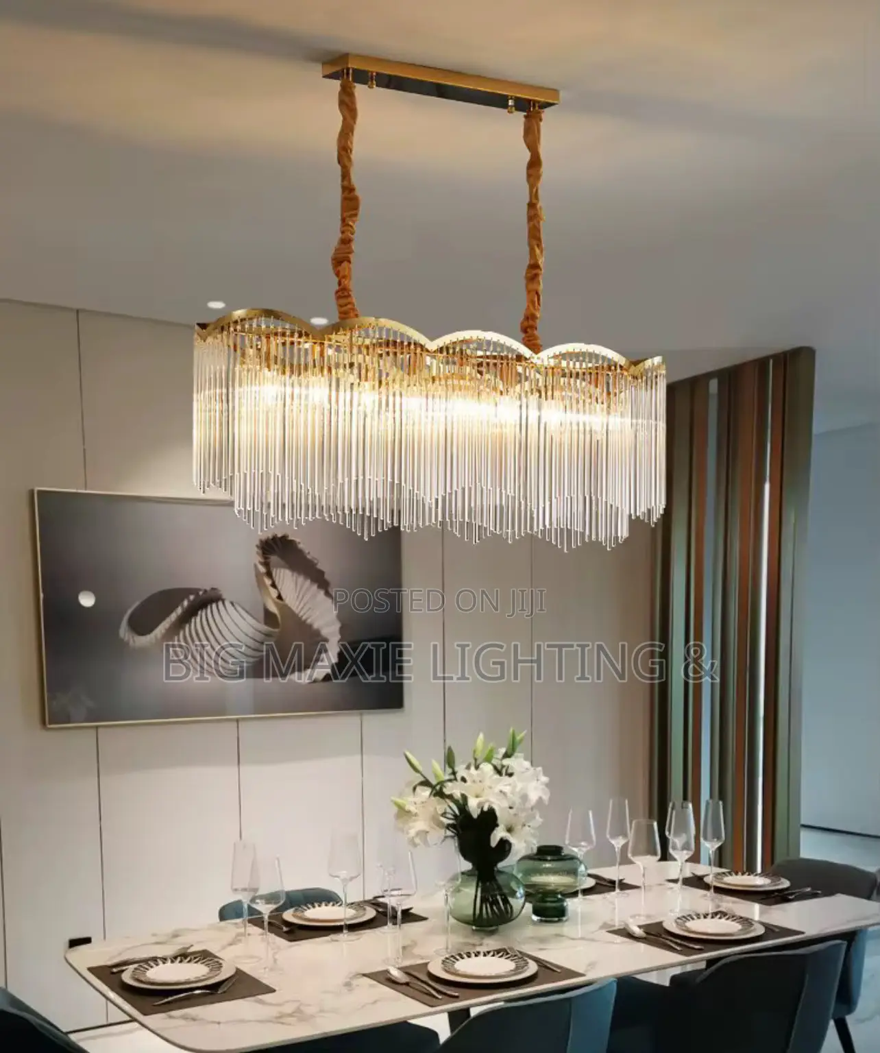 Modern Luxury Crystal Pendant Light Led Chandelier