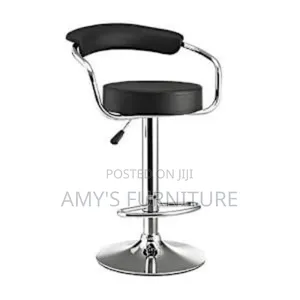 Round Chrome Bar Stool