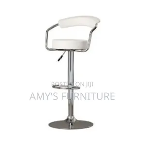 Round Chrome Swivel Bar Stool