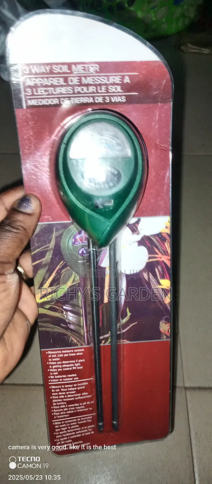 3 Way Soil Tester, Ph, Moisture Etc
