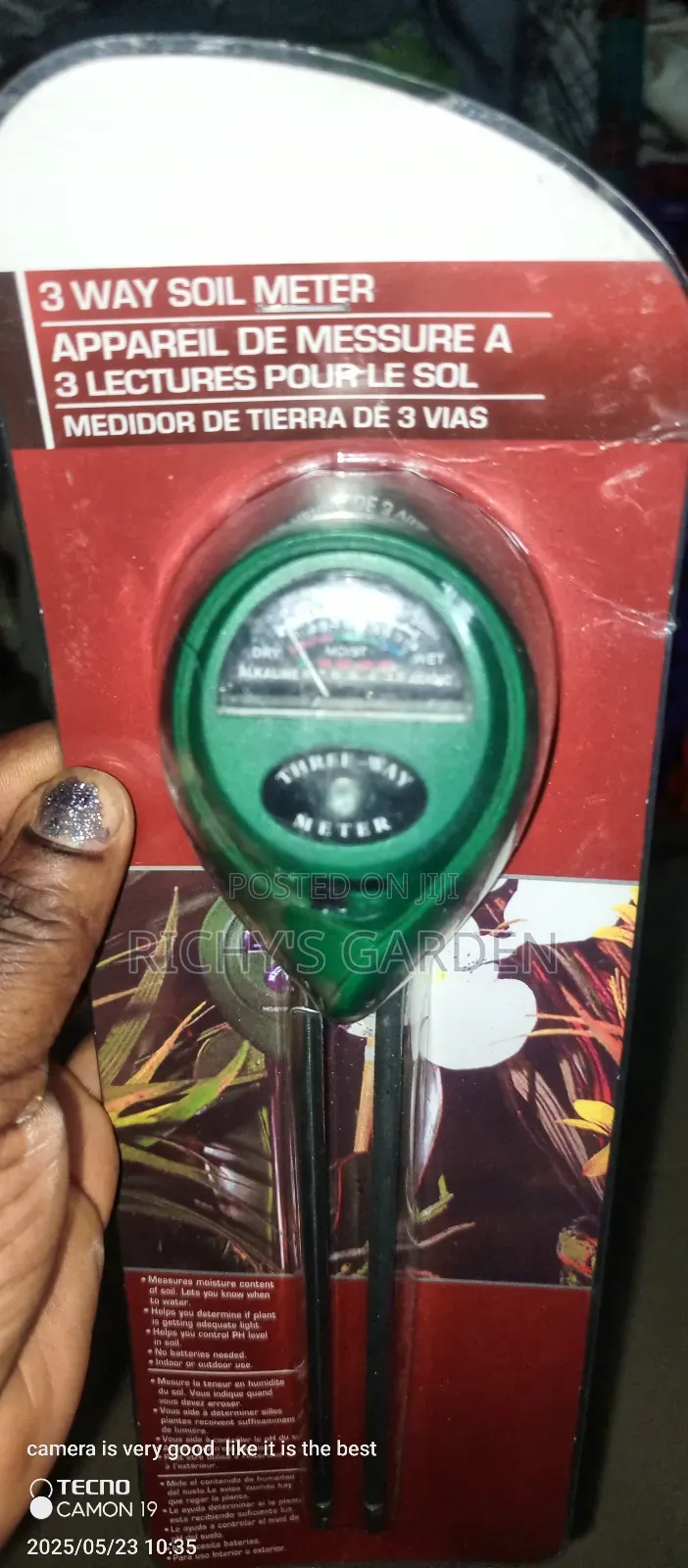 3 Way Soil Tester, Ph, Moisture Etc