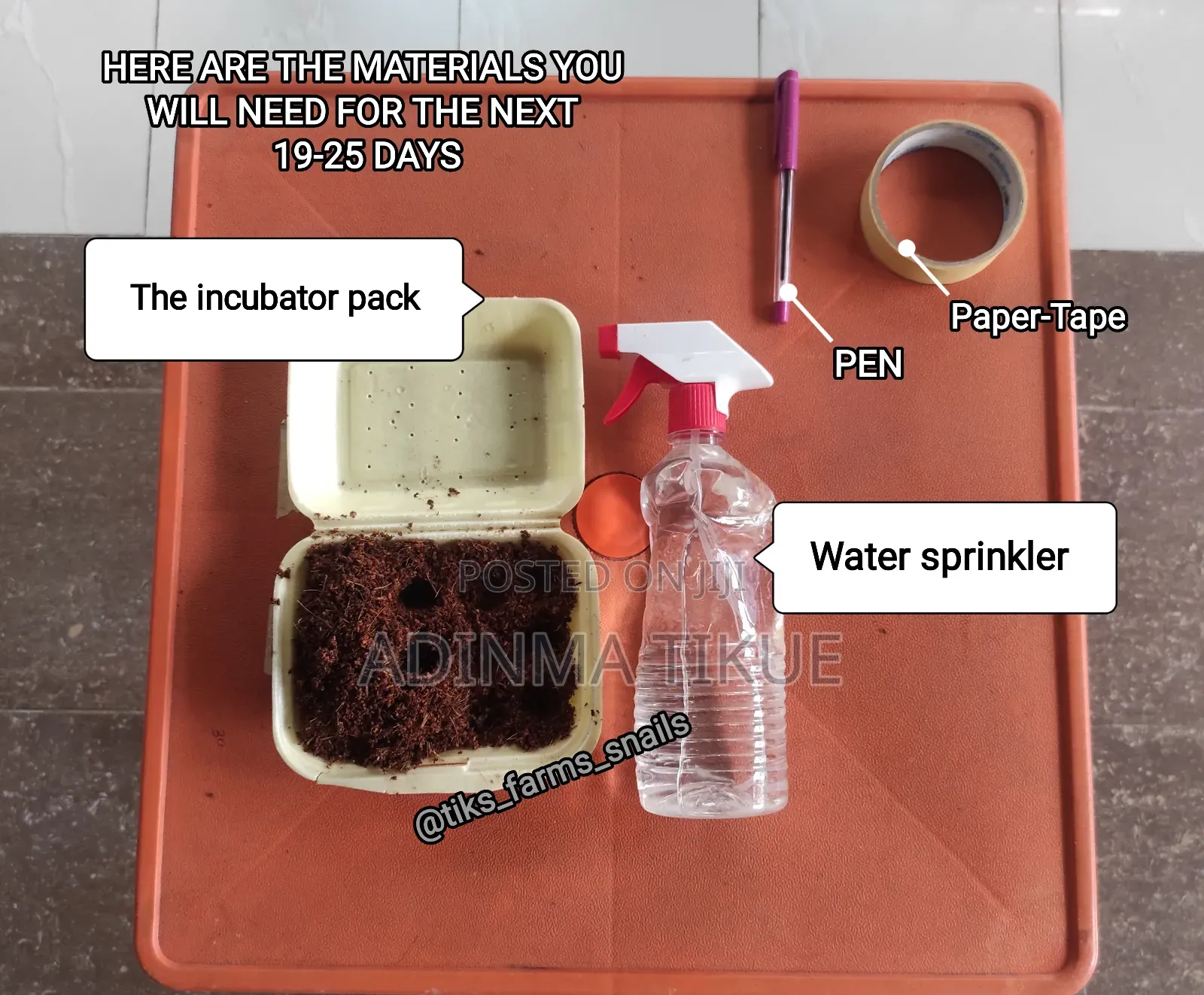Treated Soil for Snail Farming