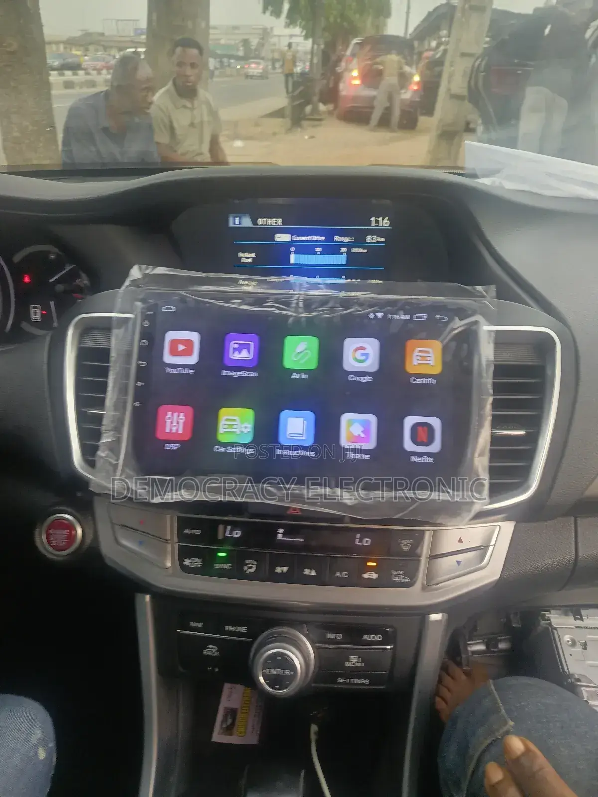Honda Accord (2013/2017) Android Screen ( 2.0 Engine)