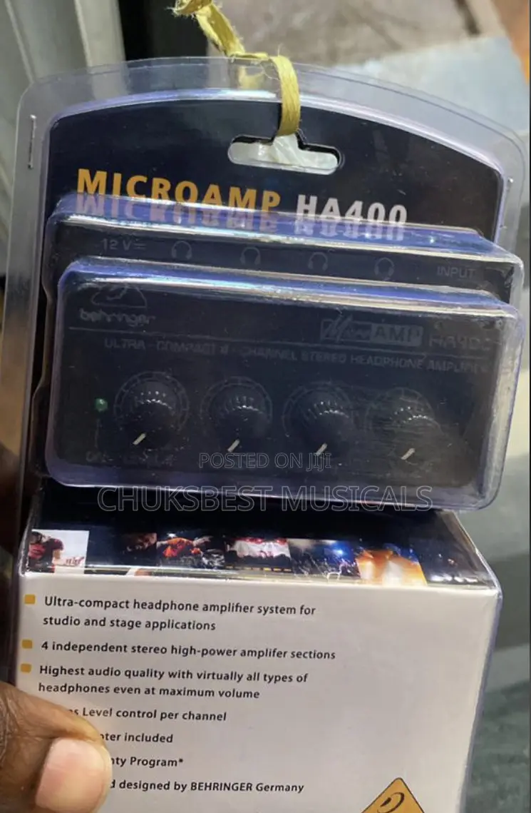 Behringer Ha400 Headphone Amplifier