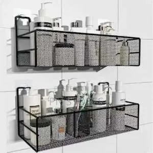 Wall-mounted Bathroom Shelf Shower Shampoo Organizer