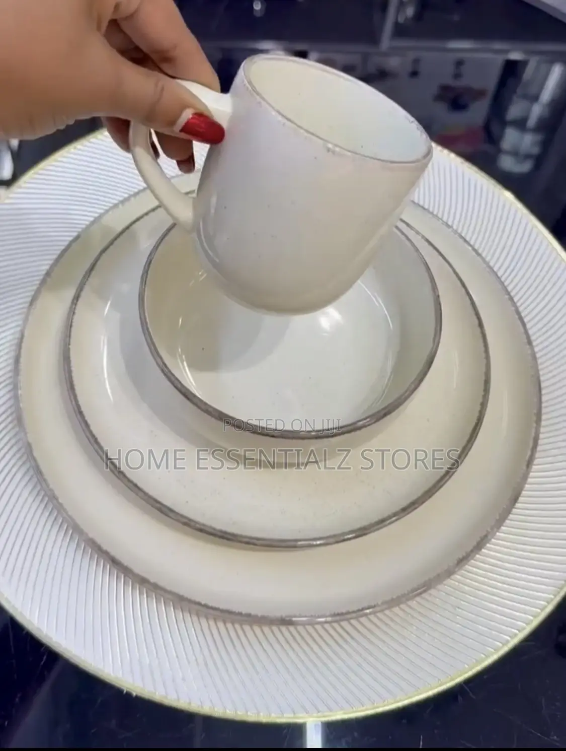 16 Pieces Sleek Dinner Set