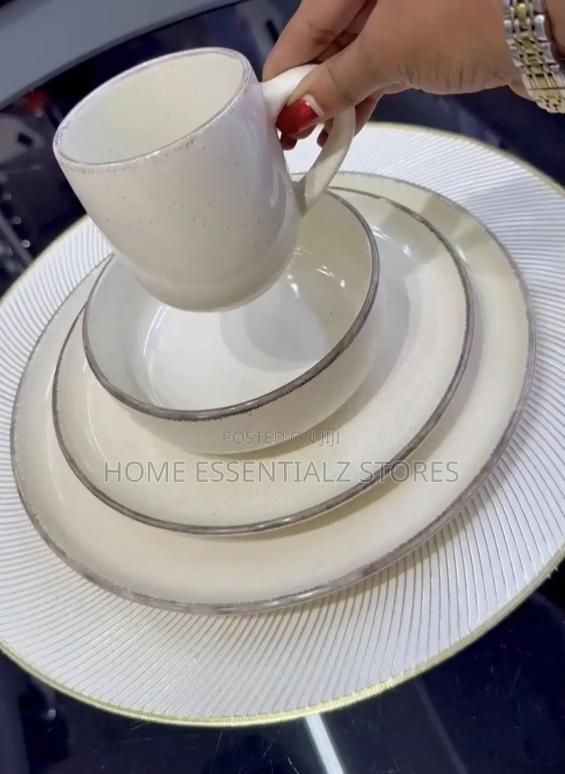 16 Pieces Sleek Dinner Set