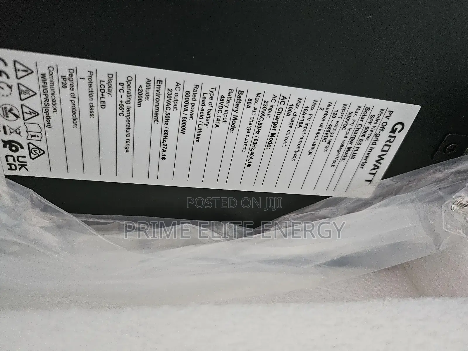 Growatt Spf 6000 Es Plus