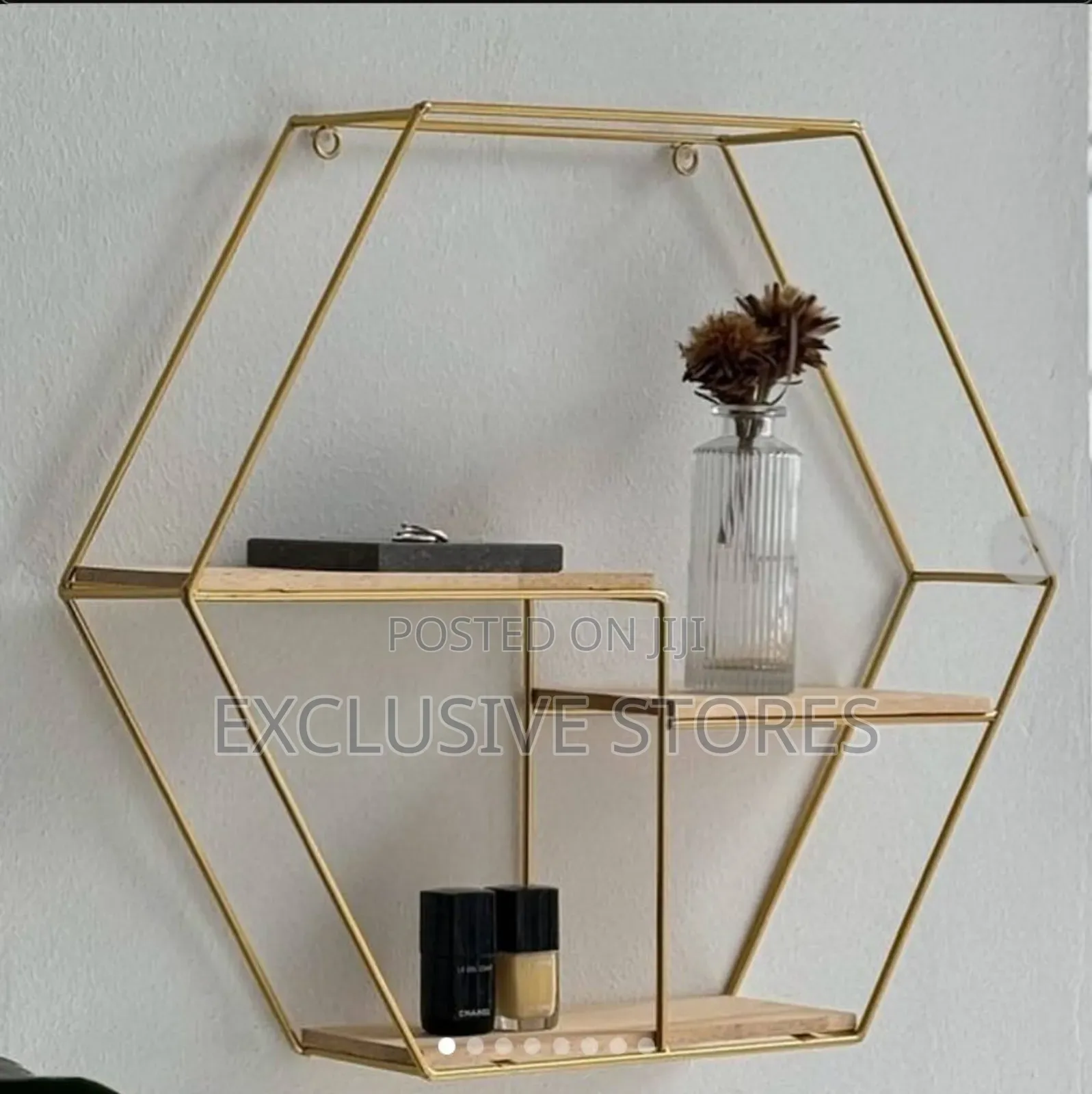 Big Hexagonal Metal Floating Frame