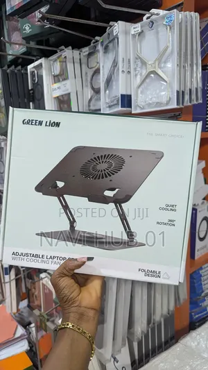 Green Lion Laptop Stand With Cooling Fan